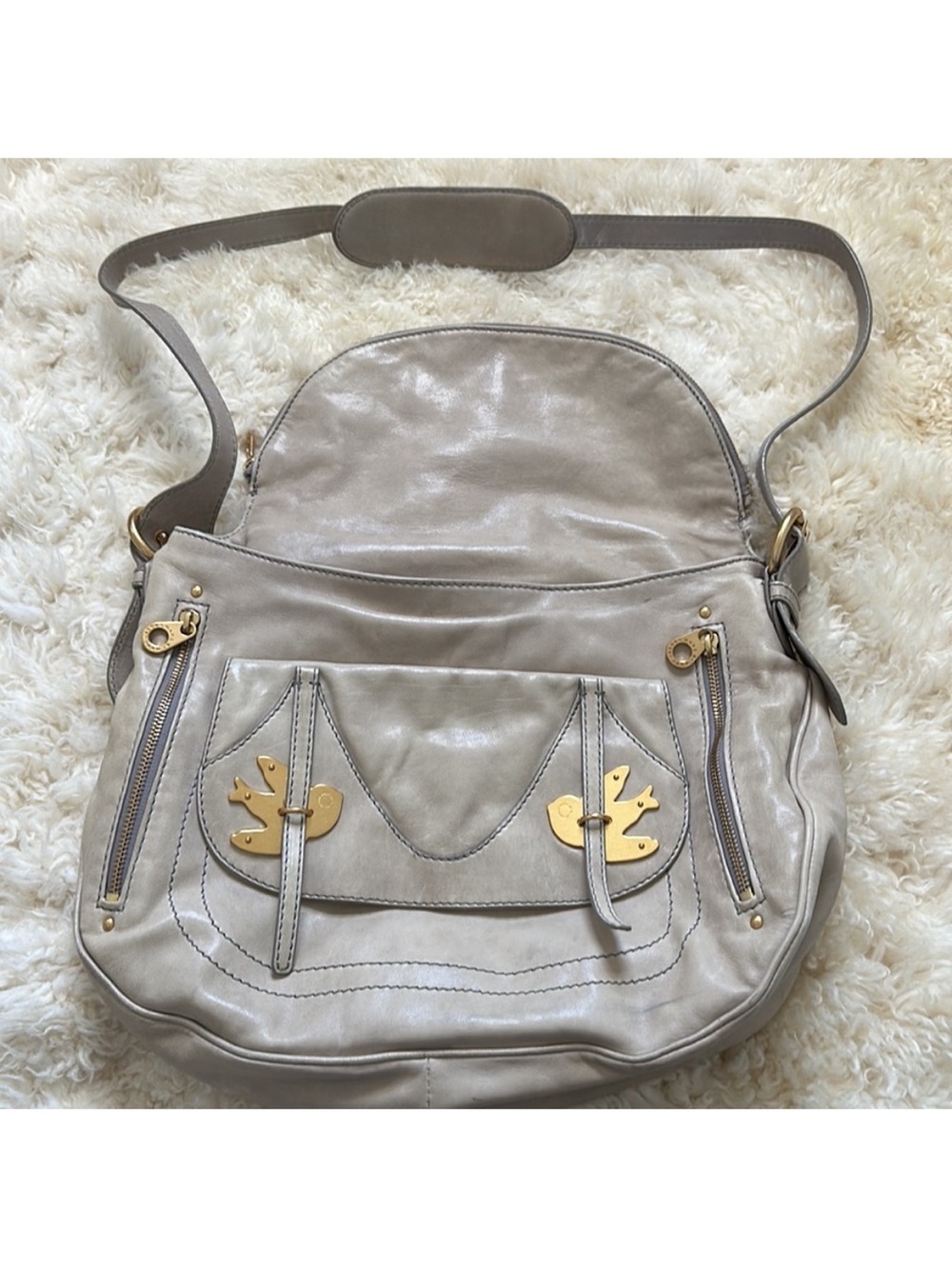 Marc by Marc Jacobs Petal To The Metal Sasha Bird Messenger Bag 17”